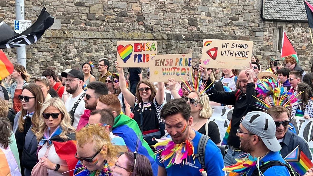 Edinburgh Pride with Napier