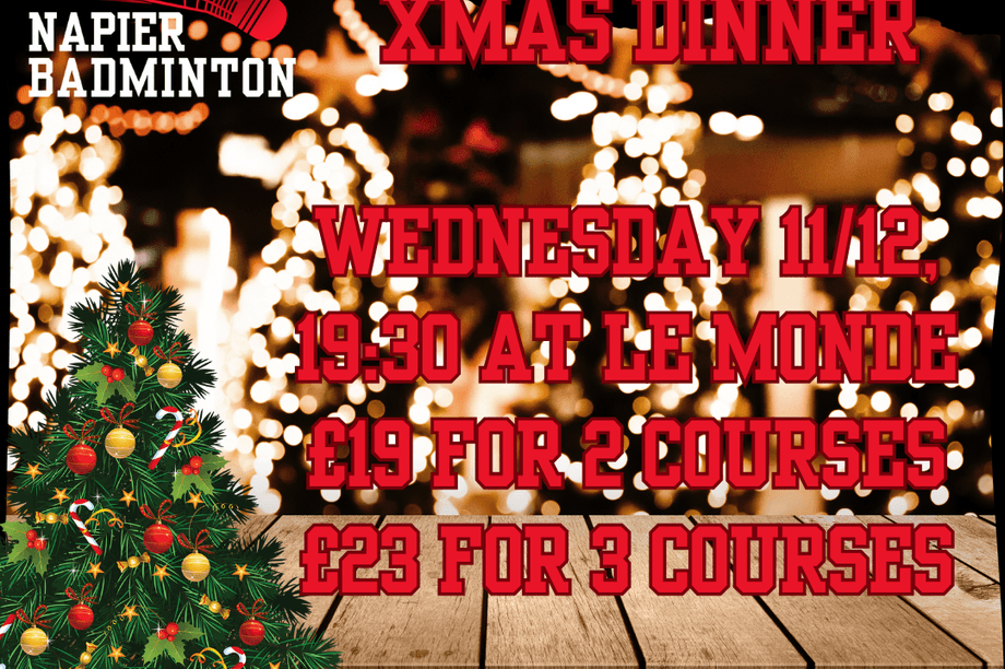 Napier Xmas Dinner